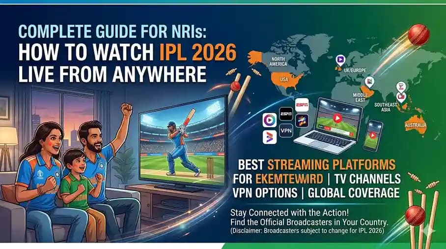 How NRIs Can Watch IPL 2026 Live Anywhere