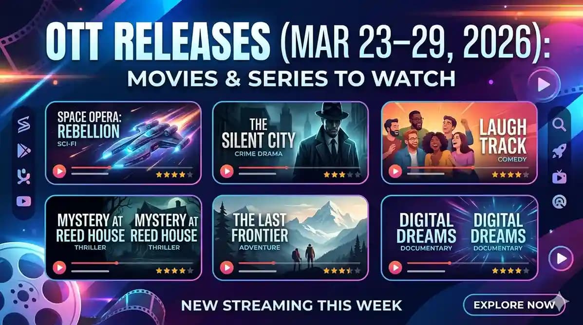OTT Releases (Mar 23–29, 2026): Movies & Series to Watch