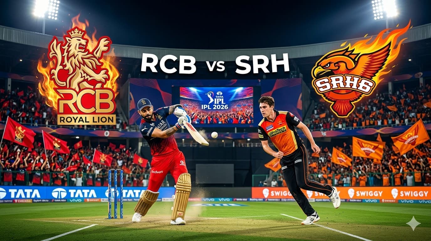 IPL 2026 Schedule Released: Defending Champions RCB Face SRH in Season Opener on March 28