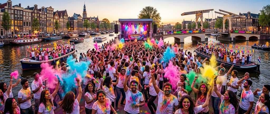 Holi 2026 in Amsterdam: Netherlands' Vibrant Hub for the Festival of Colors, Tech Diaspora, and Multicultural Joy