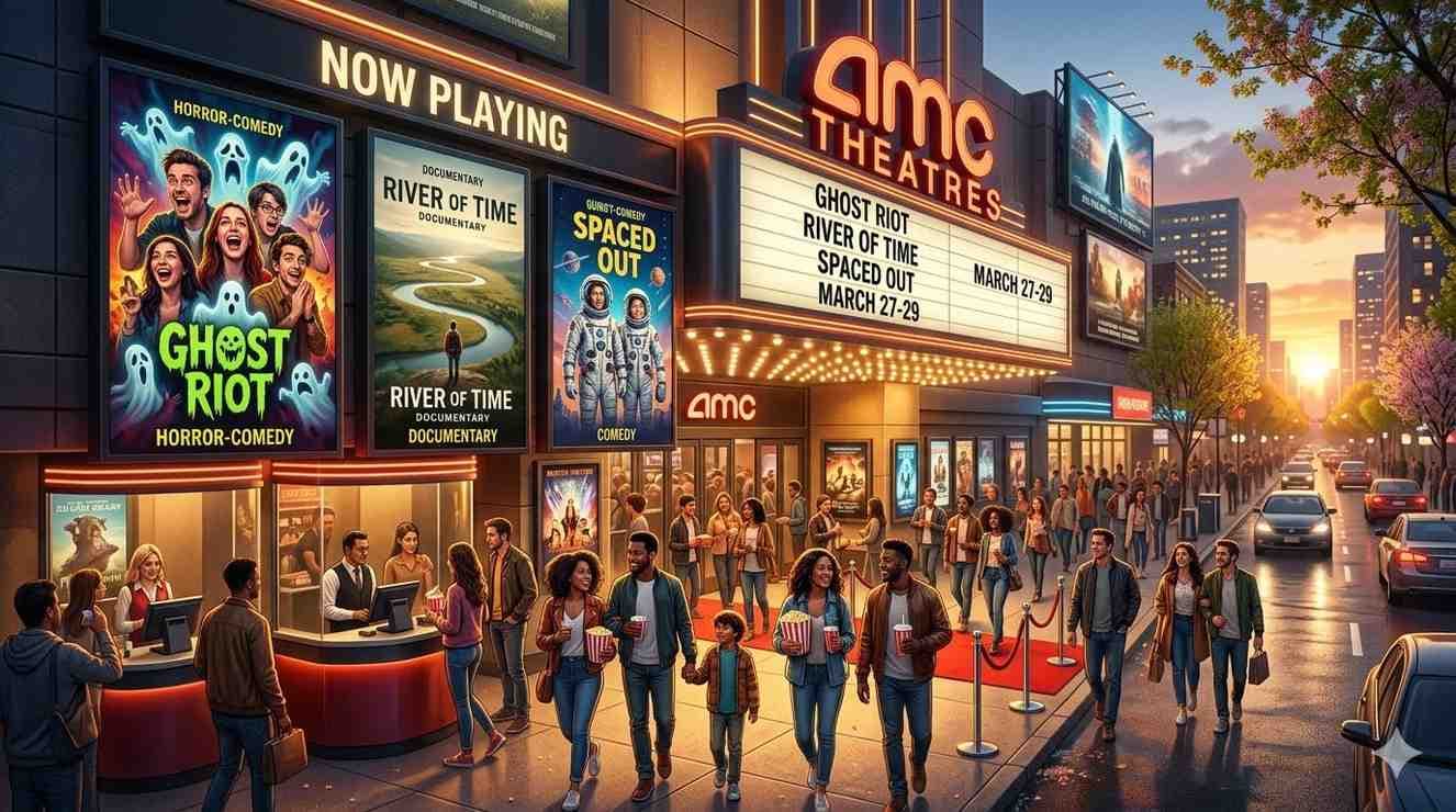 This Weekend Movie Releases in USA (March 27-29, 2026): Top Picks for NRIs – Horror-Comedy Thrills, Family Drama & AI Doc to Watch with Family