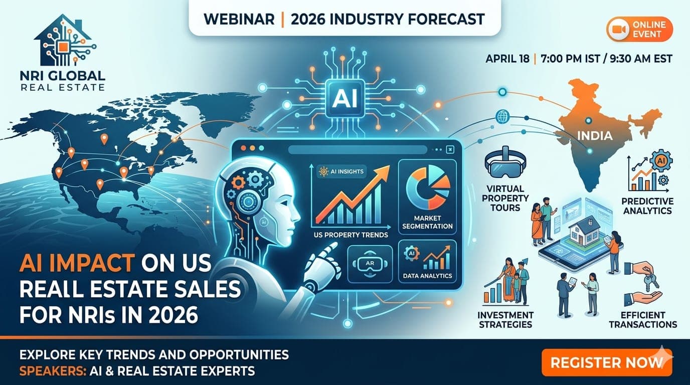 AI Impact on US Real Estate Sales for NRIs in 2026