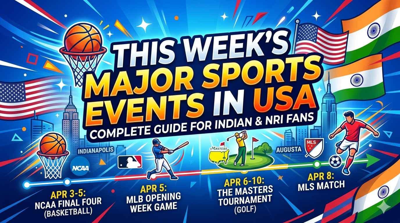 Top US Sports Events for NRI Fans This Week