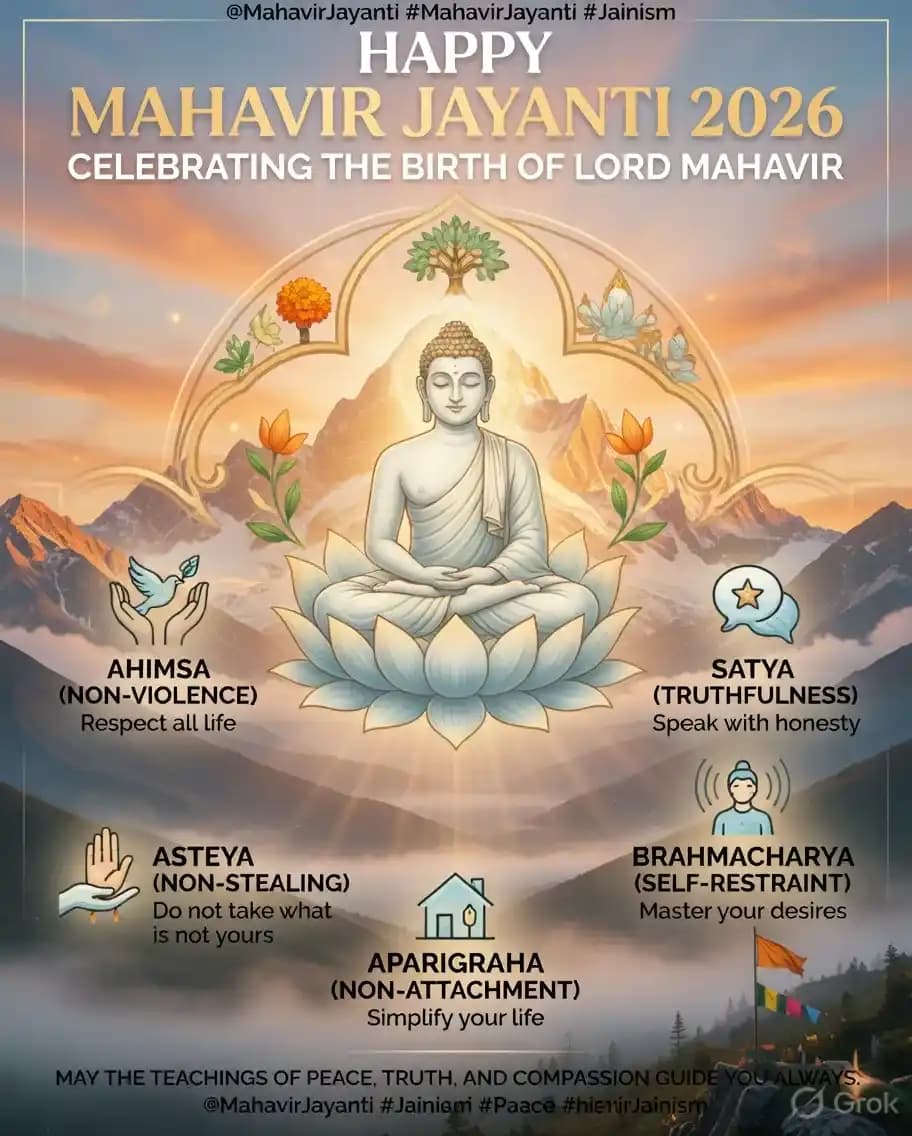 Mahavir Jayanti 2026: NRI Celebrations Worldwide