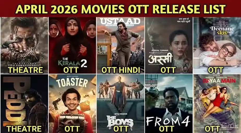 Hollywood OTT Releases Apr 2026: Binge Guide