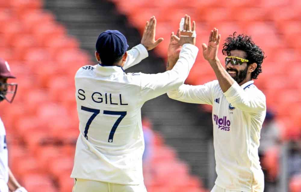India completed their demolition of WI