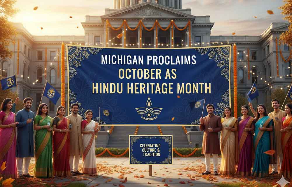 Michigan Proclaims October as Hindu Heritage Month