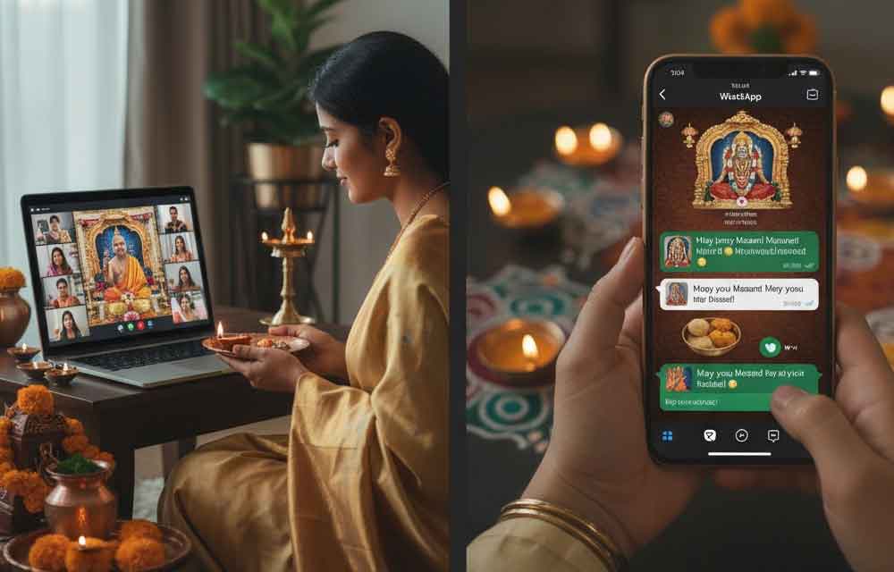 Zoom Poojas and WhatsApp Blessings