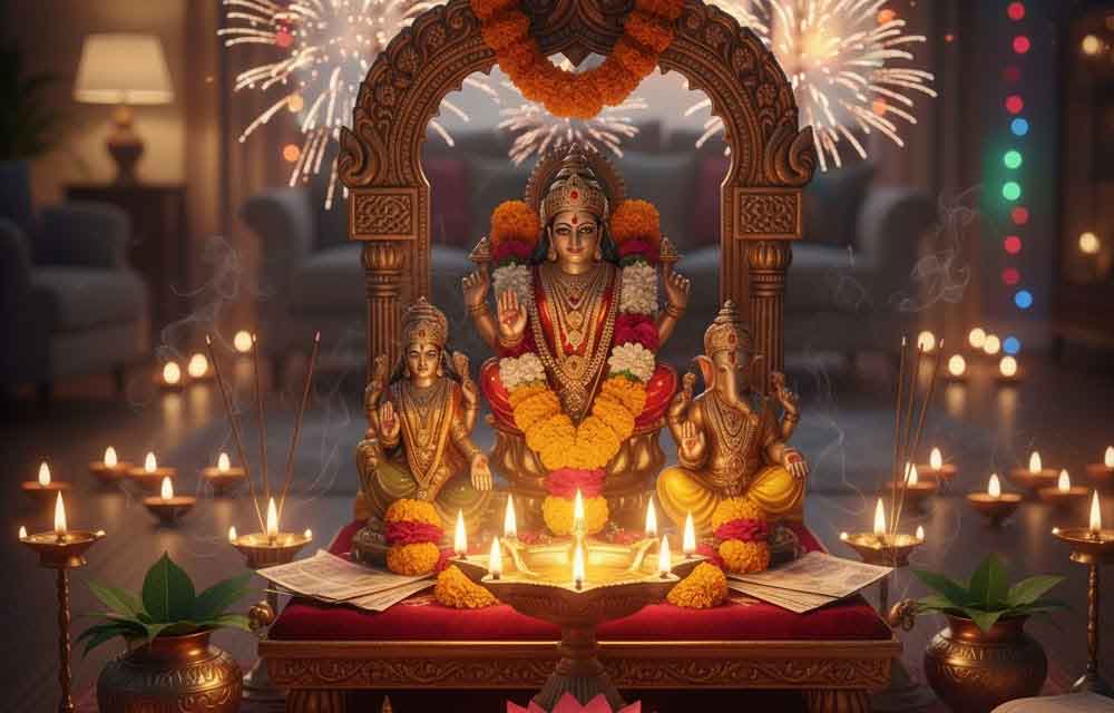 Lakshmi Puja on Diwali 2025
