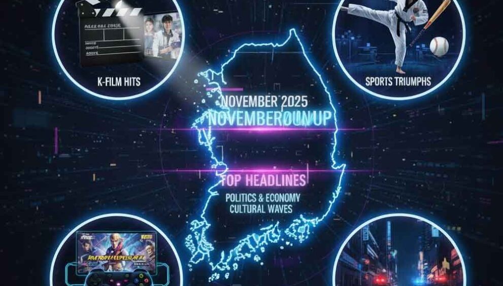 South Korea News This Week: November 2025 Roundup – Top Headlines, Events, Movies, Sports, Games, and Crime Updates