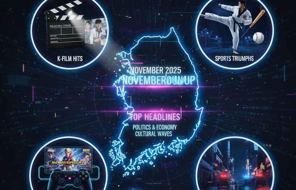 South Korea News This Week: November 2025 Roundup – Top Headlines, Events, Movies, Sports, Games, and Crime Updates