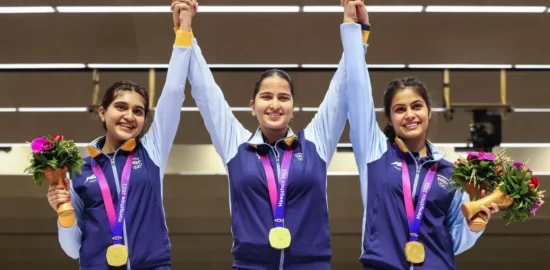 India Wins Women’s 25m Pistol Team Gold in New Delhi