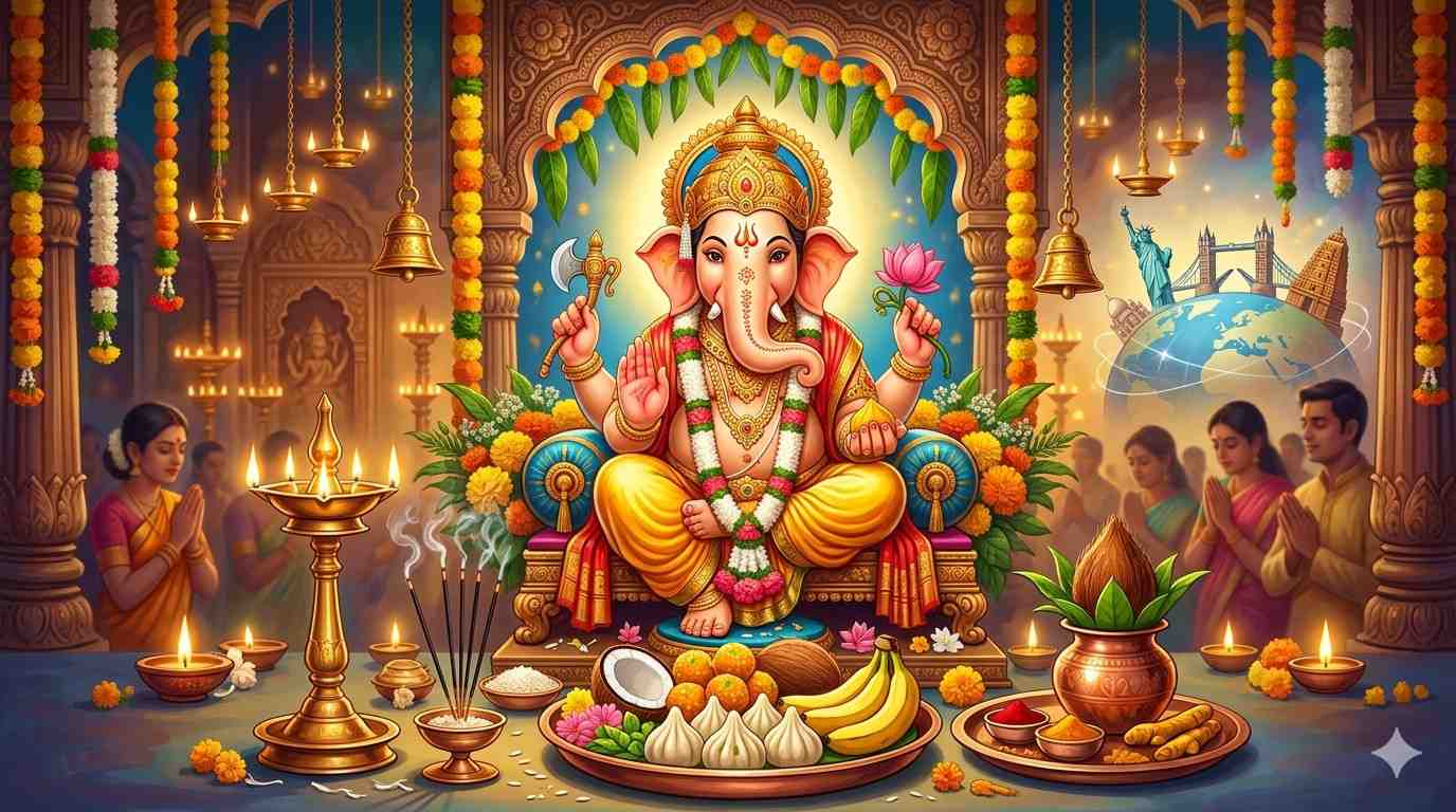 Vinayaka Chavithi 2026: Date, Puja Muhurat, Timings, Rituals & Complete Guide for NRIs