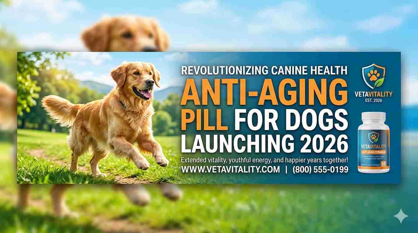 Anti-Aging Pill for Dogs Launching in 2026