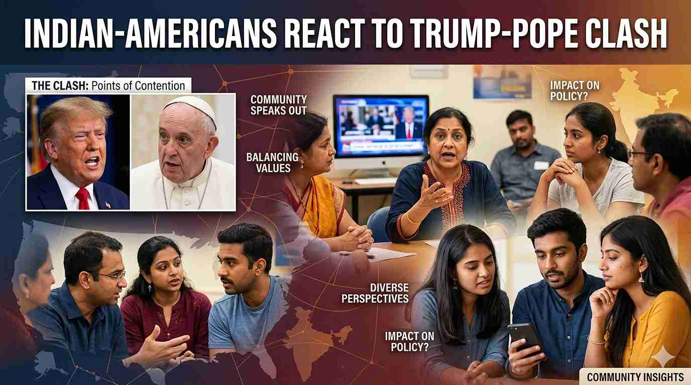 Indian-Americans React to Trump-Pope Clash