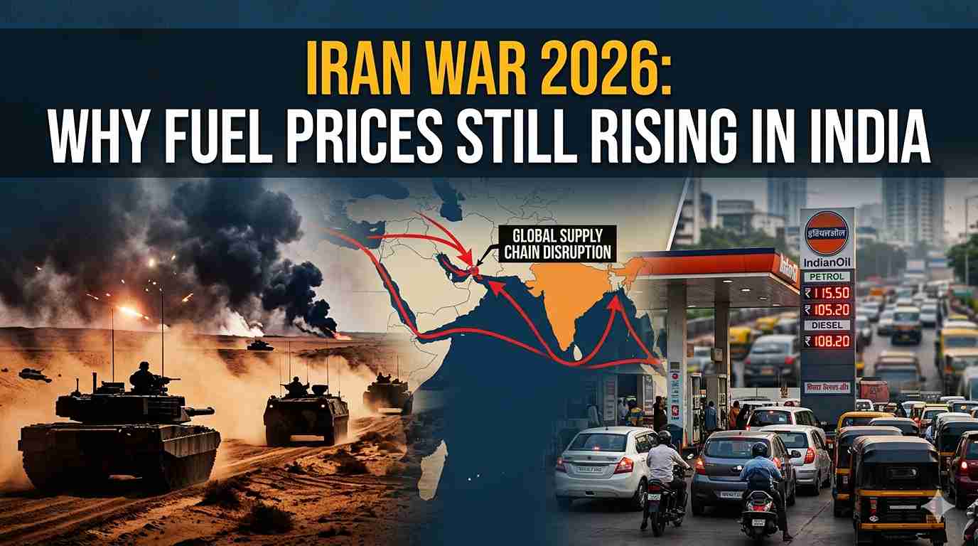 Iran War 2026: Why Fuel Prices Still Rising in India