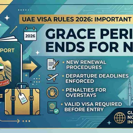 UAE Visa 2026: Grace Period Ends for NRIs