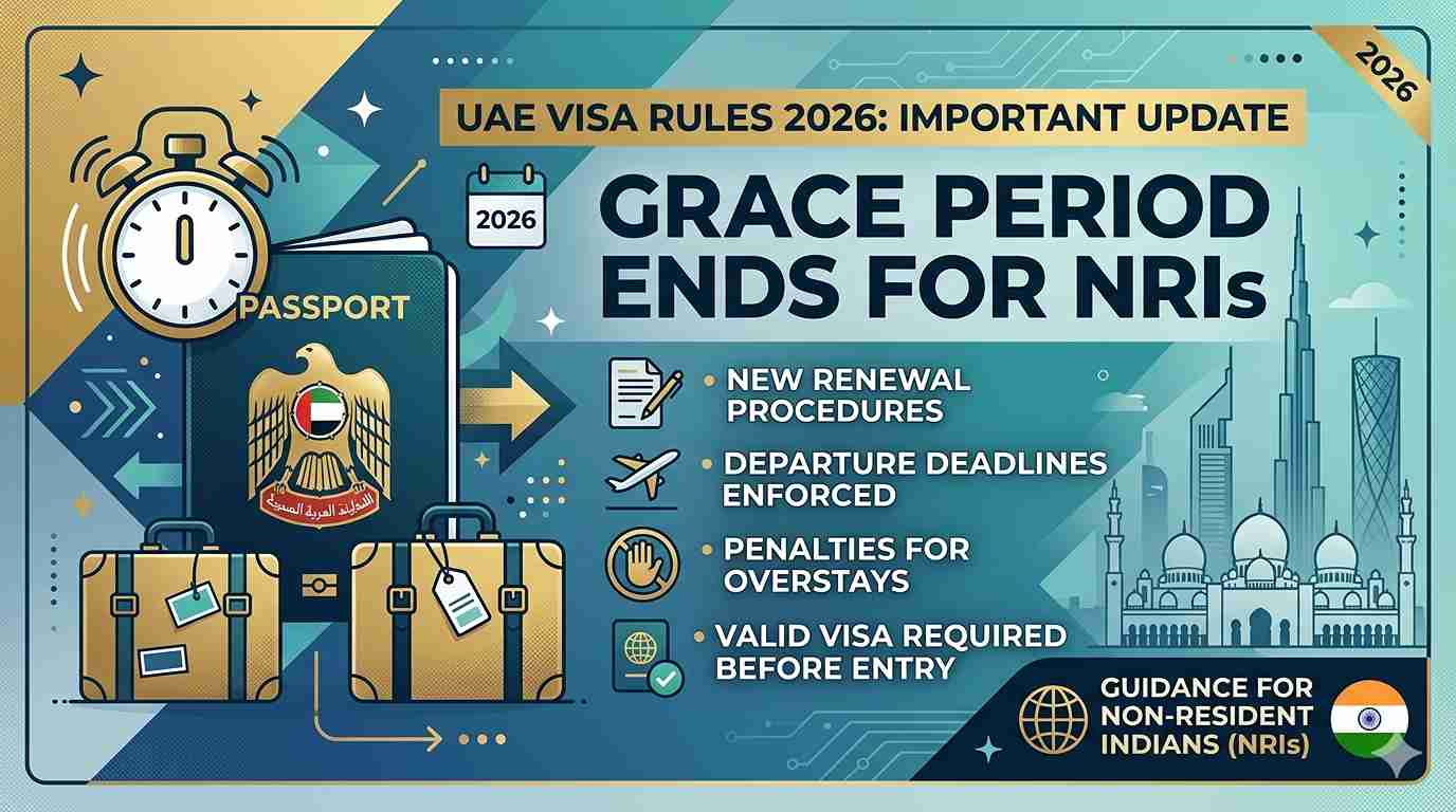 UAE Visa 2026: Grace Period Ends for NRIs