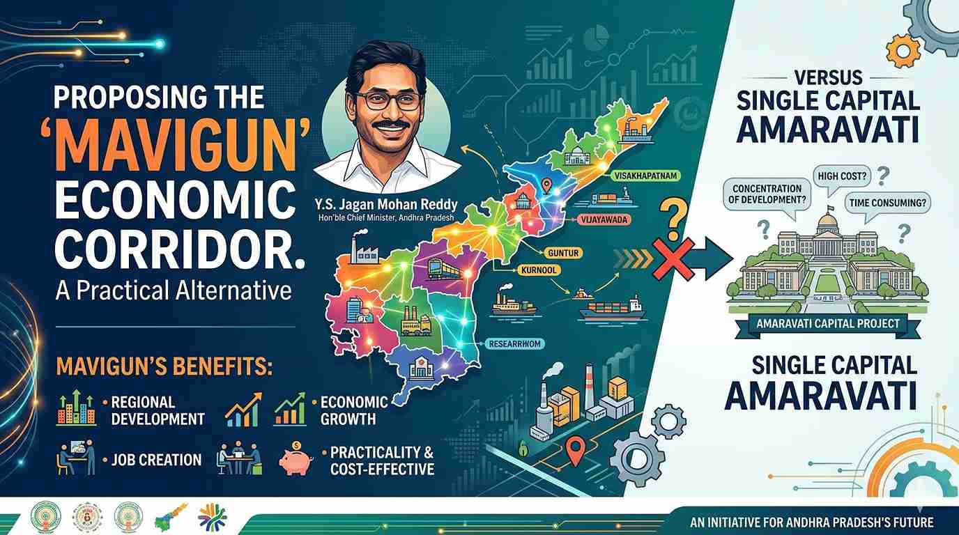 Jagan’s MAVIGUN Plan vs Amaravati Debate