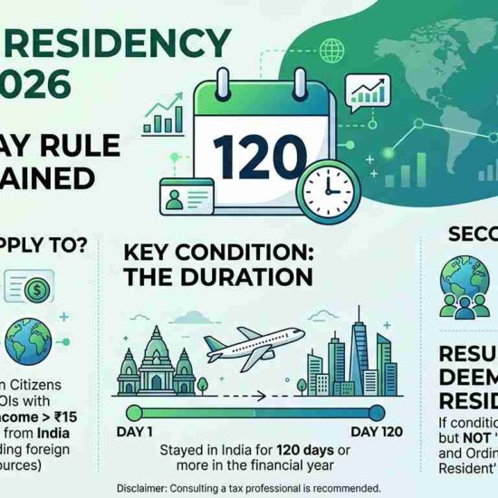 NRI Tax Residency Rules 2026: 120-Day Rule Explained