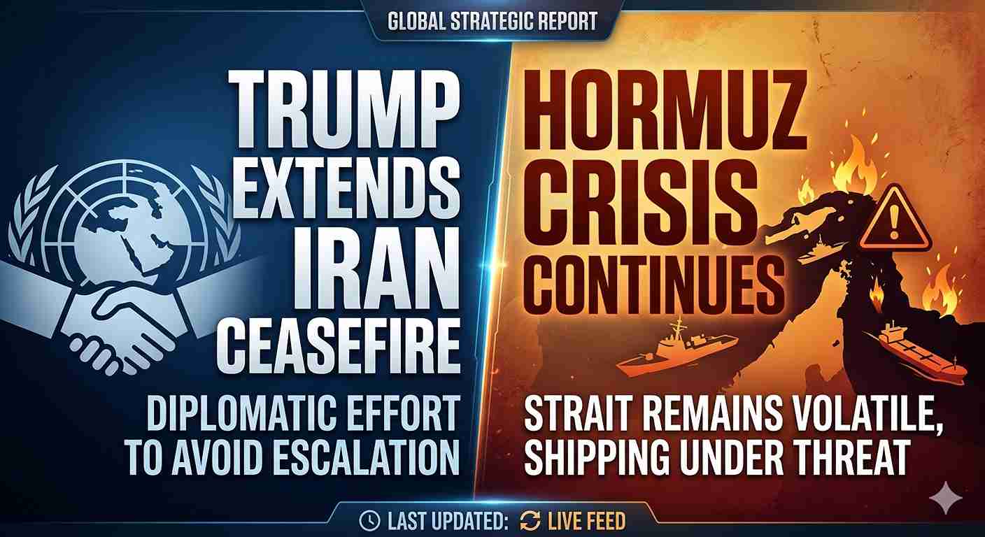 Trump Extends Iran Ceasefire, Hormuz Crisis Continues