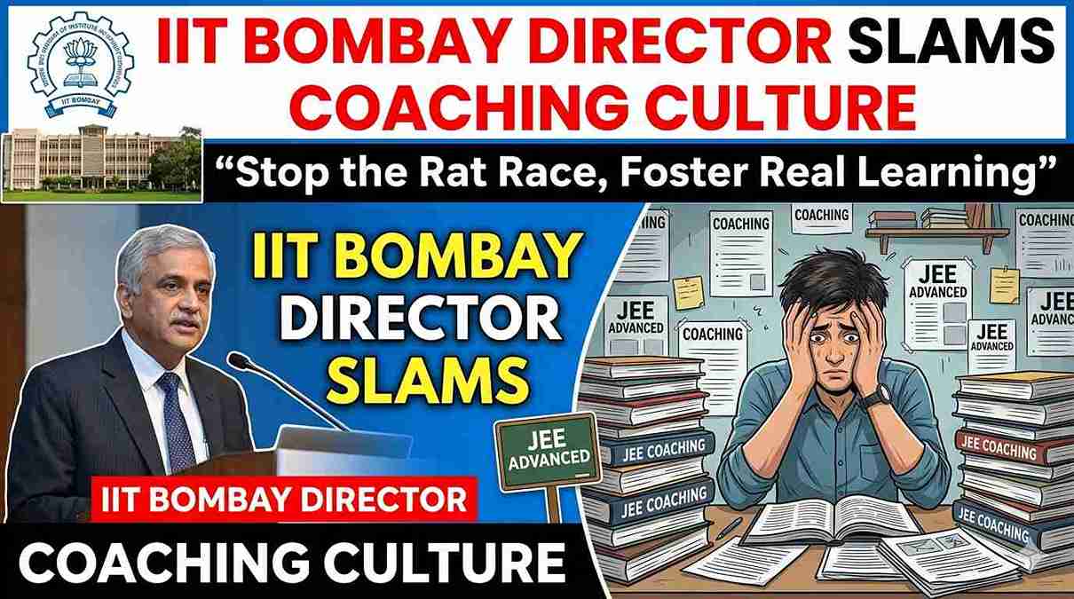IIT Bombay Director Slams Coaching Culture