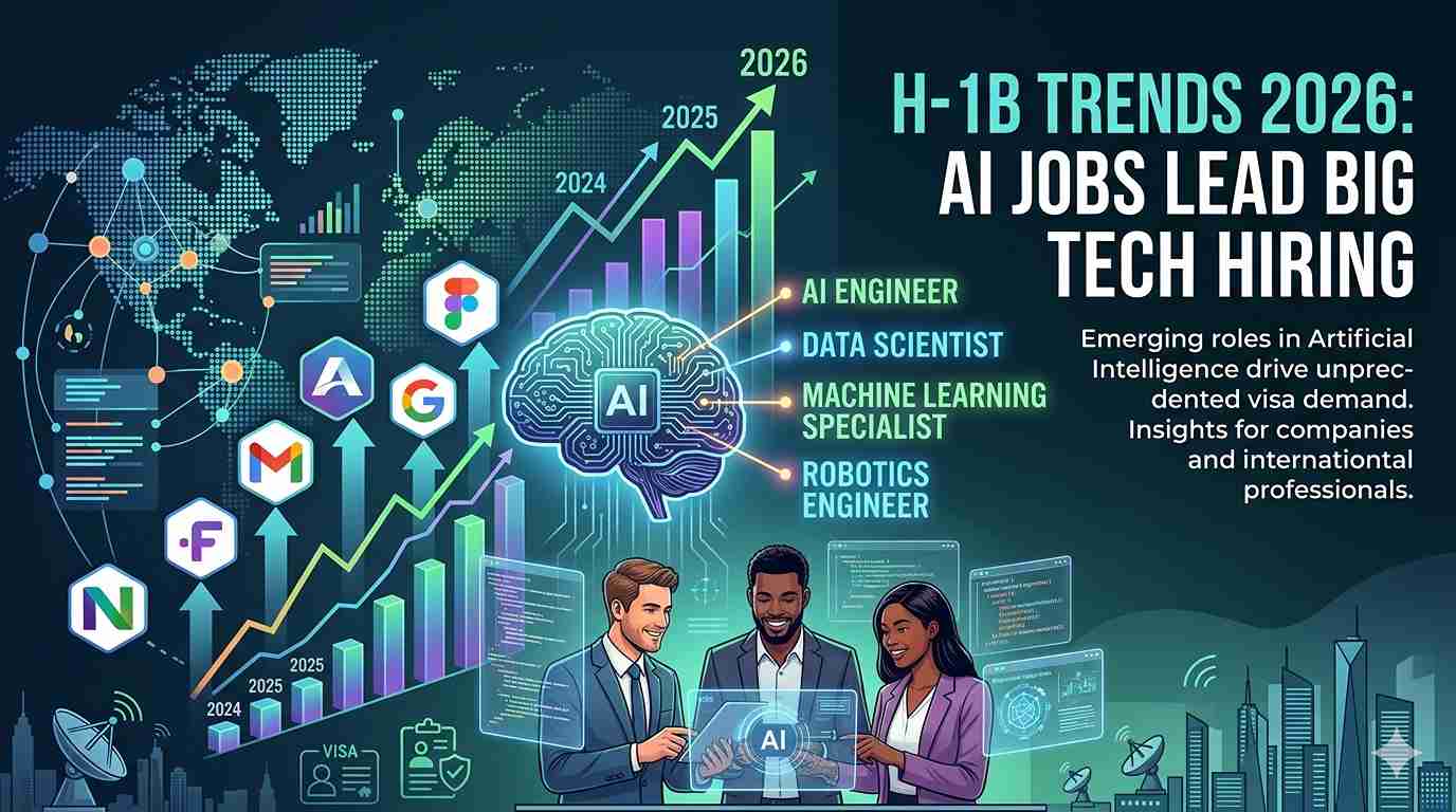 H-1B Trends 2026: AI Jobs Lead Big Tech Hiring
