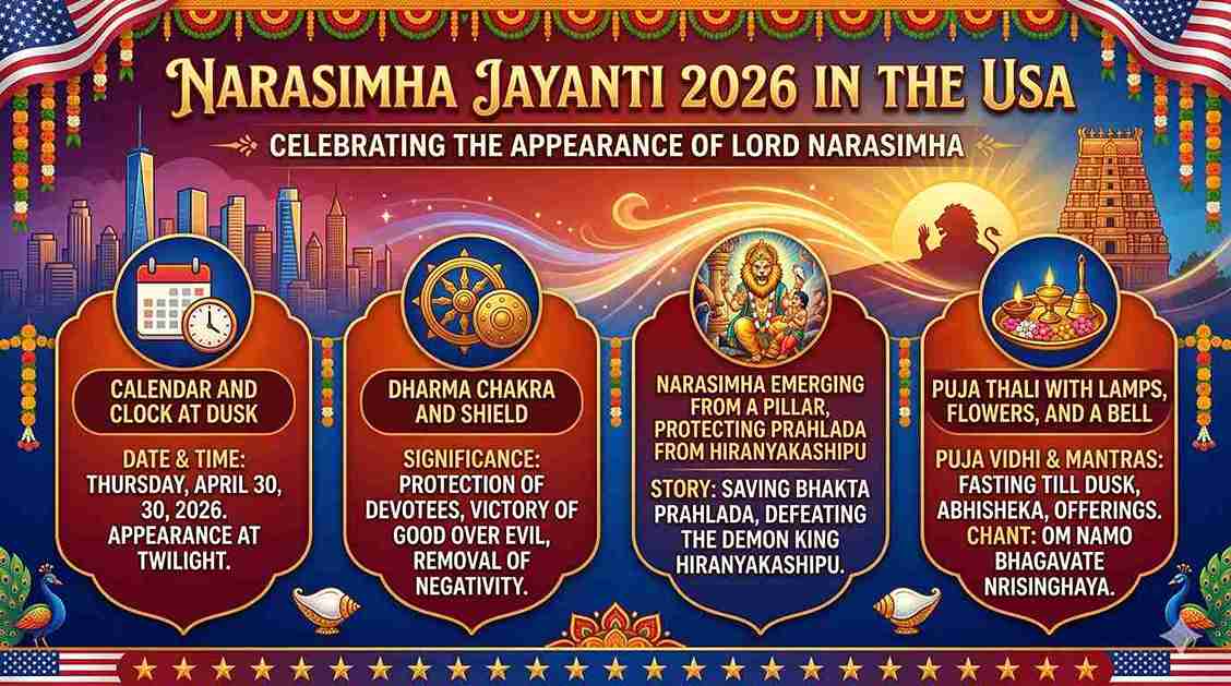 Narasimha Jayanti USA 2026: Significance & Vidhi
