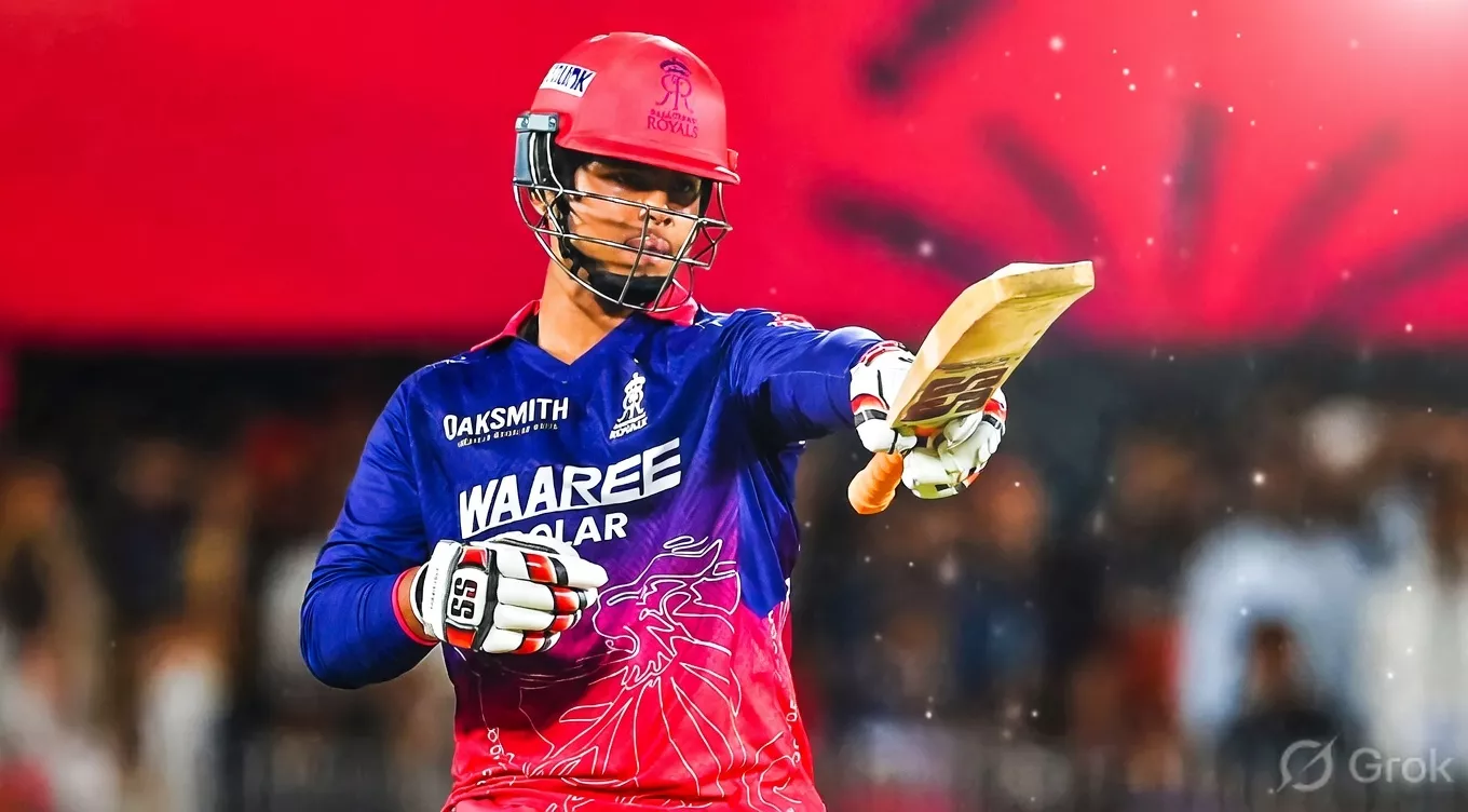 Teen Star Vaibhav Shines in RR vs RCB Clash