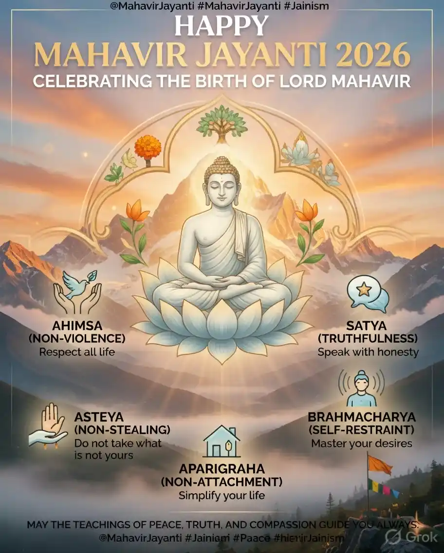 Mahavir Jayanti 2026: NRI Celebrations Worldwide