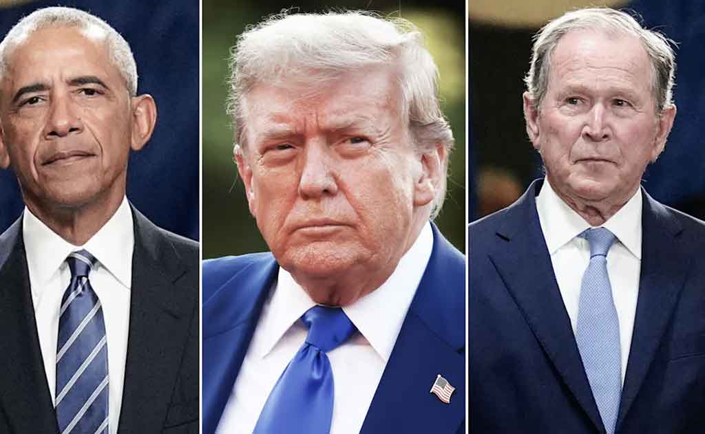 Trump Moves Obama and Bush Portraits