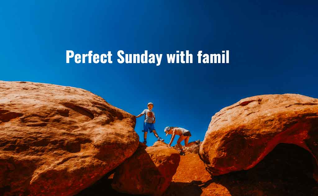 Perfect Sunday with famil