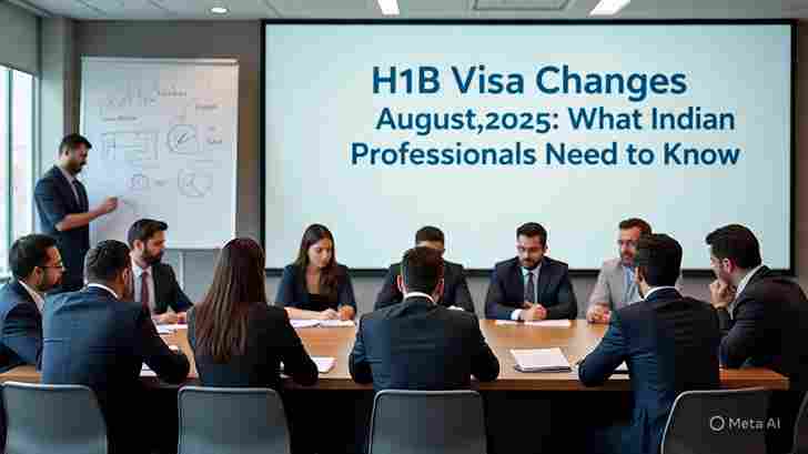 H1B Visa Changes August 2025: What Indian Professionals Need to Know
