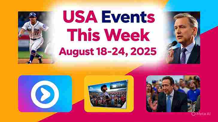 USA Events This Week: August 18–24, 2025