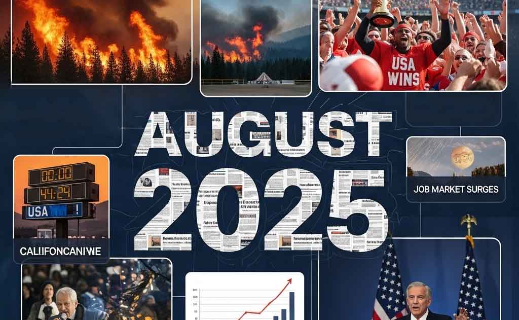 August 2025 USA News Recap: Top Events, Politics, Movies, Sports, and OTT Releases