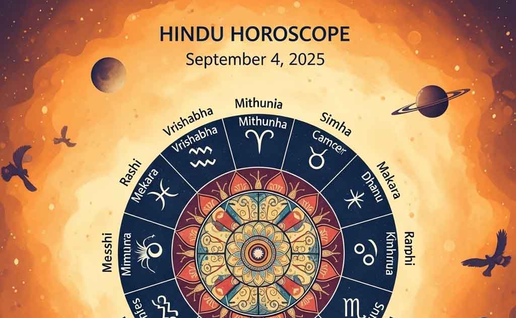 Hindu Horoscope - September 4, 2025
