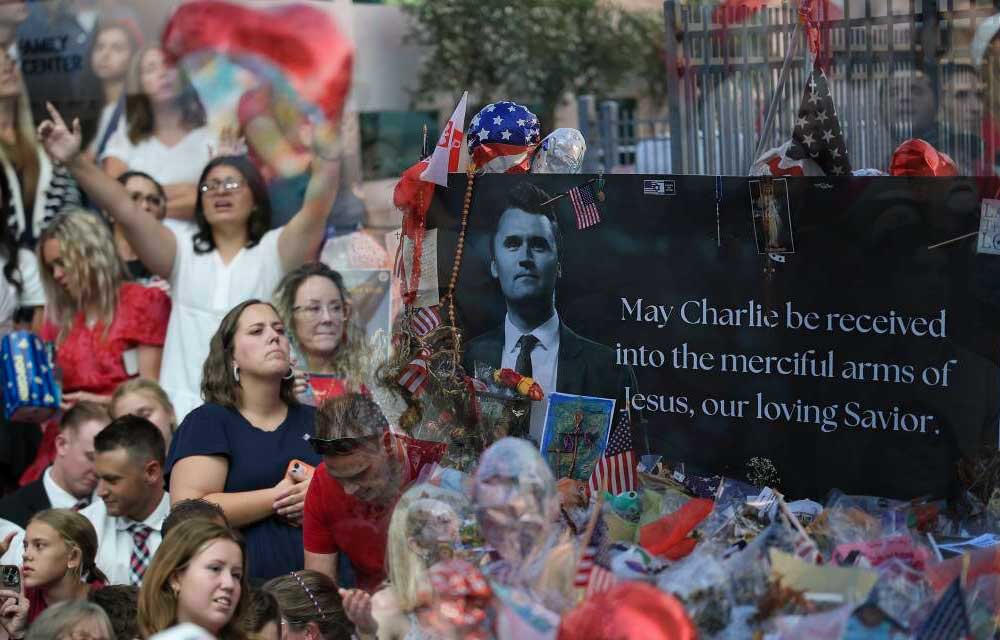 Memorial for Assassinated Conservative Leader Charlie Kirk